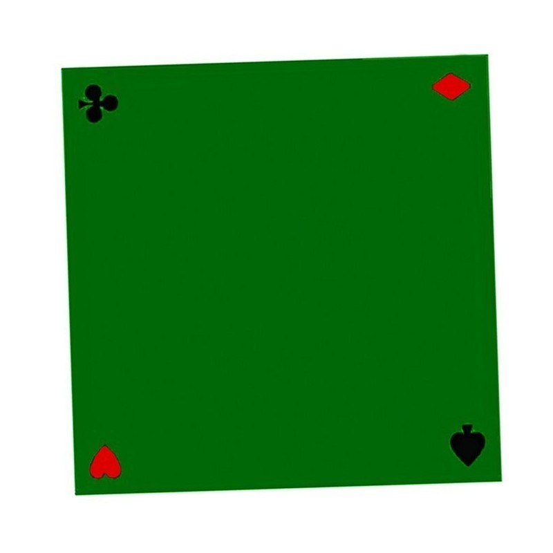 Tapis de carte pro 70 x 70 Vert Tapis de carte pro 70 x 70 Vert