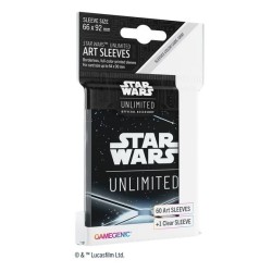 Protège-cartes Gamegenic Illustré Star Wars Unlimited : Card Back Black