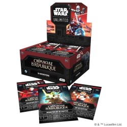Booster Star Wars Unlimited Crépuscule de la République Boite Complète