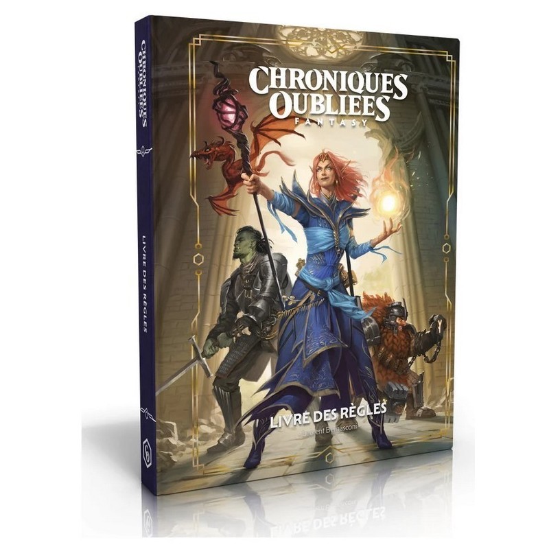 Jeux de rôle - Chroniques Oubliées Fantasy 2e édition - Livre de Règles - Couverture Alternative Jeux de rôle - Chroniques Oubliées Fantasy 2e édition - Livre de Règles - Couverture Alternative