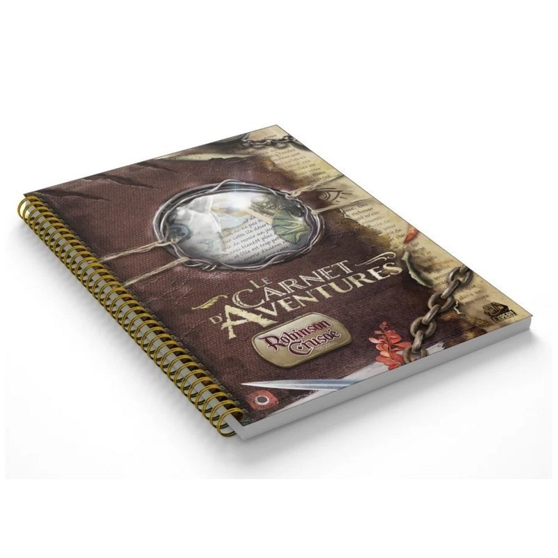 Jeux de société - Robinson Crusoé - Aventures sur l'île Maudite - Livret d'Aventures
