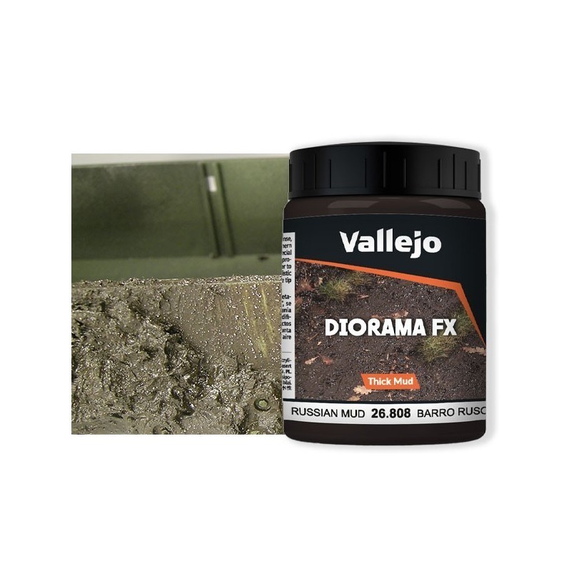 Diorama FX Vallejo Thick Mud : Boue épaisse Russe – Russian Thick Mud Diorama FX Vallejo Thick Mud : Boue épaisse Russe – Russian Thick Mud