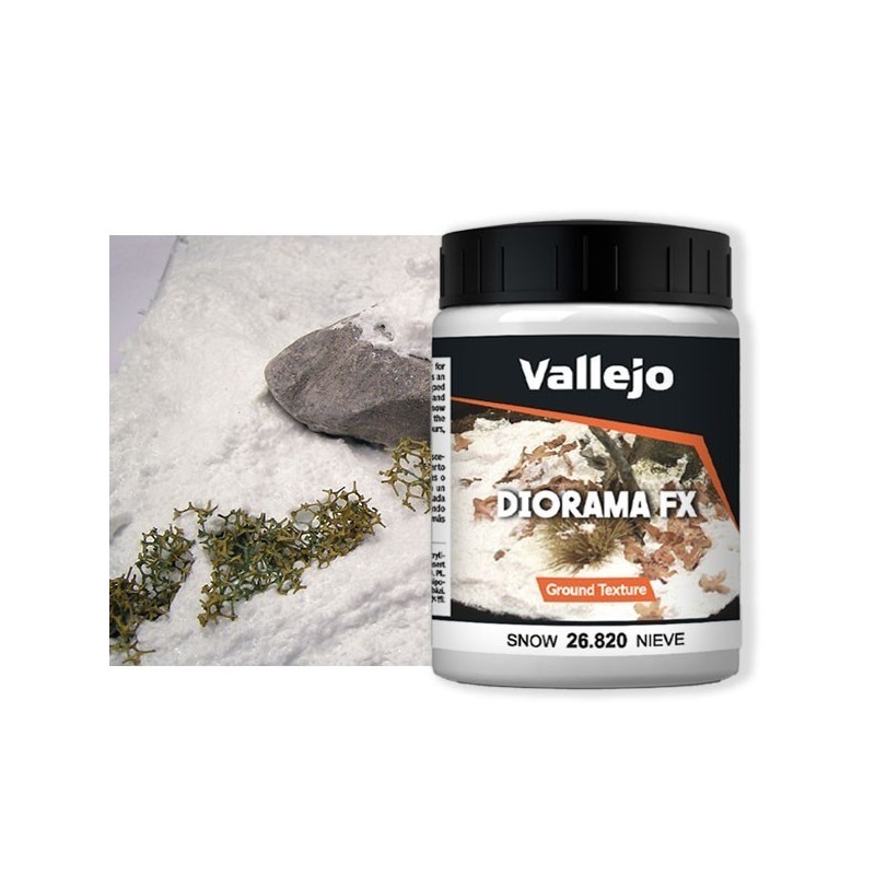 Vallejo Diorama FX Ground Texture : Neige – Snow Vallejo Diorama FX Ground Texture : Neige – Snow