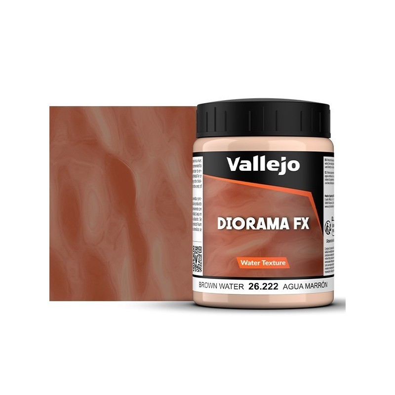 Diorama FX Vallejo Water Texture : Eau Marron – Brown Water Diorama FX Vallejo Water Texture : Eau Marron – Brown Water