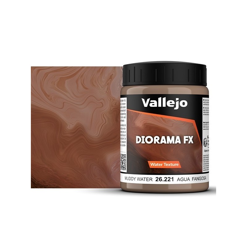 Diorama FX Vallejo Water Texture : Eau Boueuse – Muddy Water Diorama FX Vallejo Water Texture : Eau Boueuse – Muddy Water