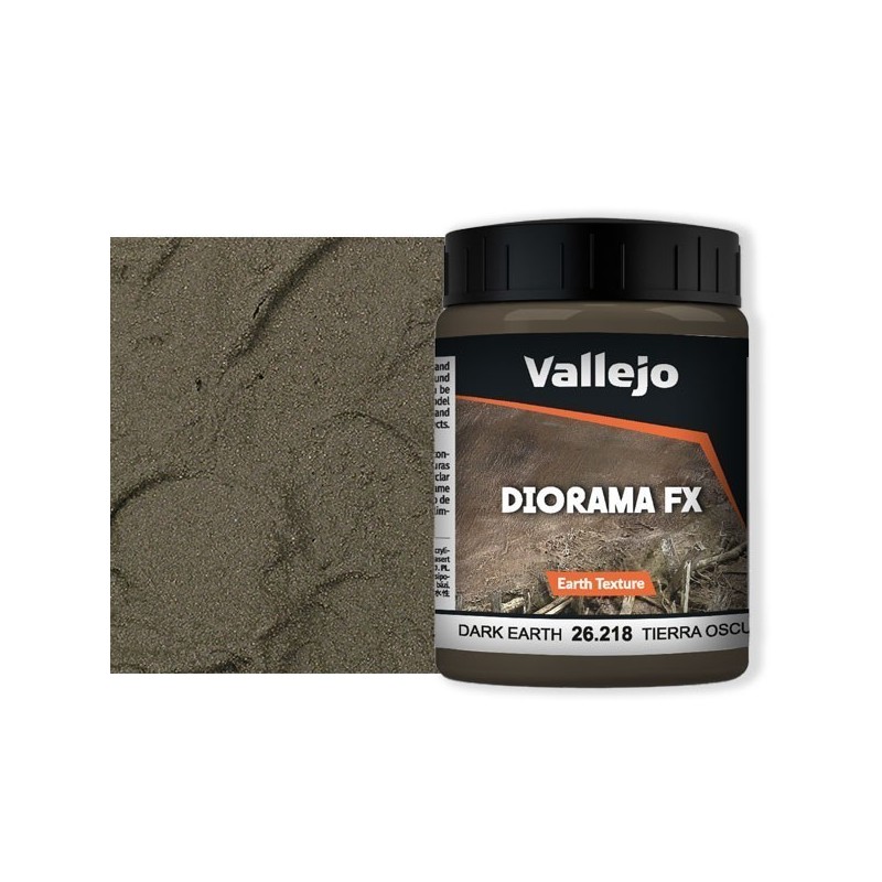Diorama FX Vallejo Earth Texture : Terre Sombre – Dark Earth Diorama FX Vallejo Earth Texture : Terre Sombre – Dark Earth