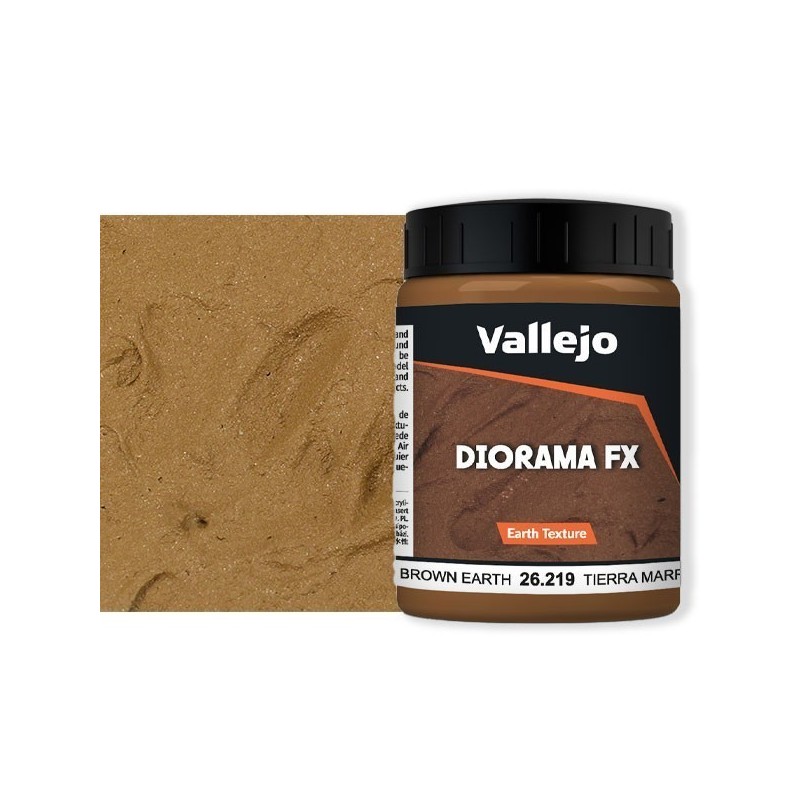 Diorama FX Vallejo Earth Texture : Terre Brune – Brown Earth Diorama FX Vallejo Earth Texture : Terre Brune – Brown Earth