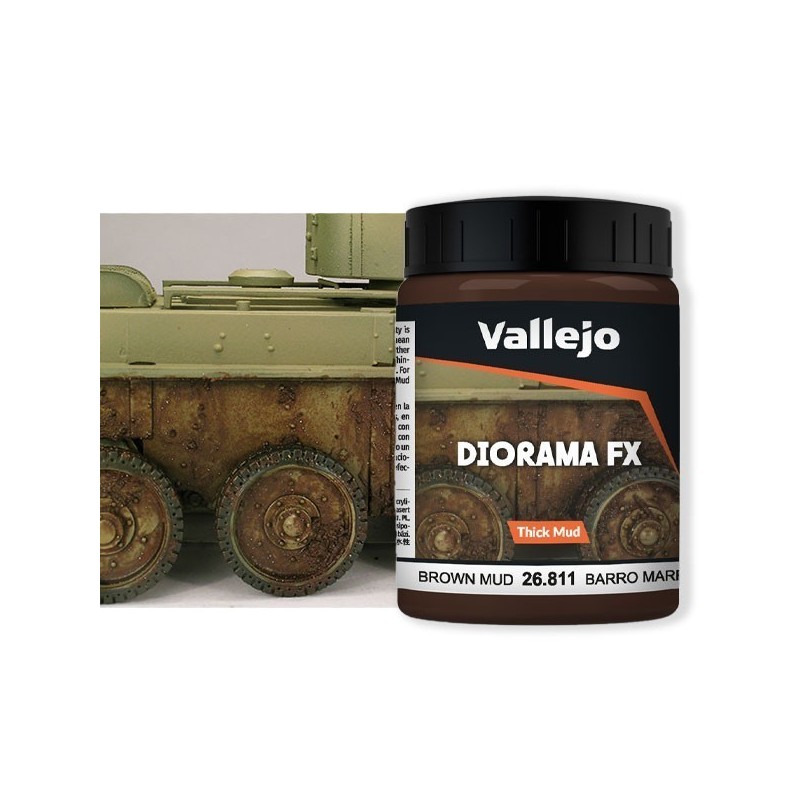 Diorama FX Vallejo Thick Mud : Boue épaisse Brune – Brown Thick Mud Diorama FX Vallejo Thick Mud : Boue épaisse Brune – Brown Thick Mud