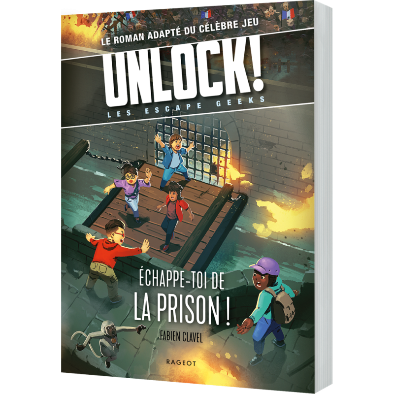 Livre Excape - Unlock ! Escape Geeks - Échappe-toi de la prison ! Livre Excape - Unlock ! Escape Geeks - Échappe-toi de la prison !