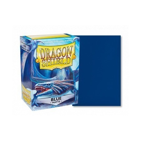 Protège-cartes Dragon Shield - 100 Standard Sleeves Matte Blue