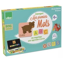 Jeux de société - Occasion - Set 24 Magnets Éducatifs en bois : Mes Premiers Mots