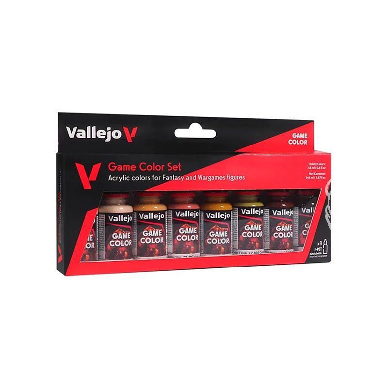 Peinture Vallejo Game Color - Game Color set : Skin Tone Peinture Vallejo Game Color - Game Color set : Skin Tone