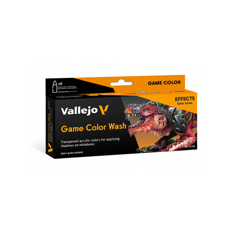 Peinture Vallejo Game Color Set - Game color : Wash Peinture Vallejo Game Color Set - Game color : Wash