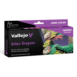 Peinture Vallejo Game Color Set - Fantasy color : Aztec Dragons