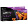 Peinture Vallejo Game Color Set - Fantasy color : Fire Dragons