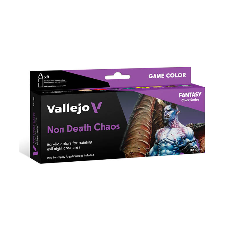 Peinture Vallejo Game Color Set - Fantasy color : Non Death Chaos Peinture Vallejo Game Color Set - Fantasy color : Non Death Chaos