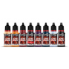 Peinture Vallejo Game Color Set - Fantasy color : Purple Dragons