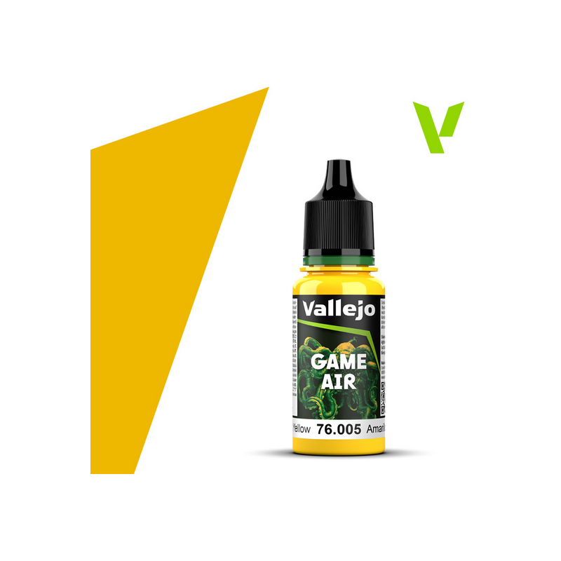 Peinture Vallejo Games Air : Jaune Lunaire - Moon Yellow Peinture Vallejo Games Air : Jaune Lunaire - Moon Yellow