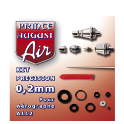 Prince August - Kit de précision 0.2mm pour aérographe A112