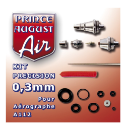 Prince August - Kit de précision 0.3mm pour aérographe A112