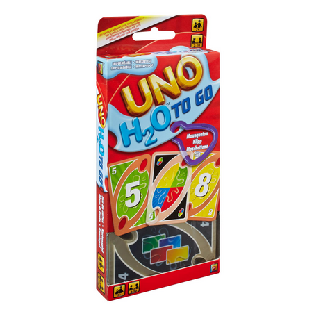 Jeux de société - UNO H2O To Go (Résistant àl'eau)