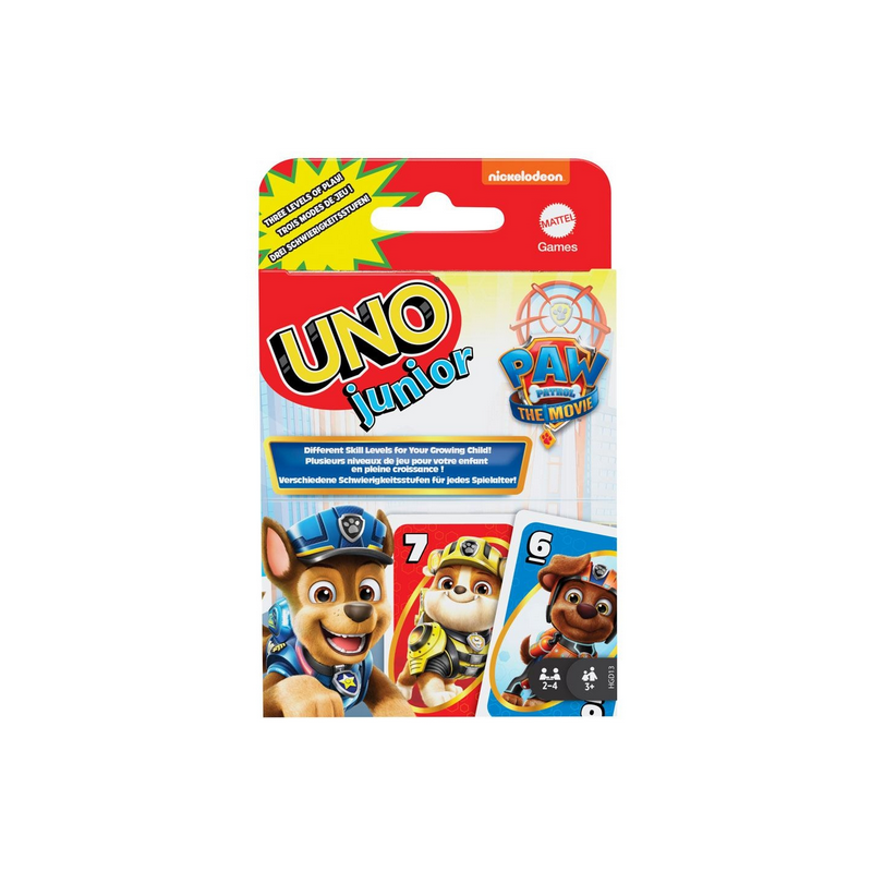 Jeux de société - Uno Junior - Pat Patrouille (The Movie) Jeux de société - Uno Junior - Pat Patrouille (The Movie)