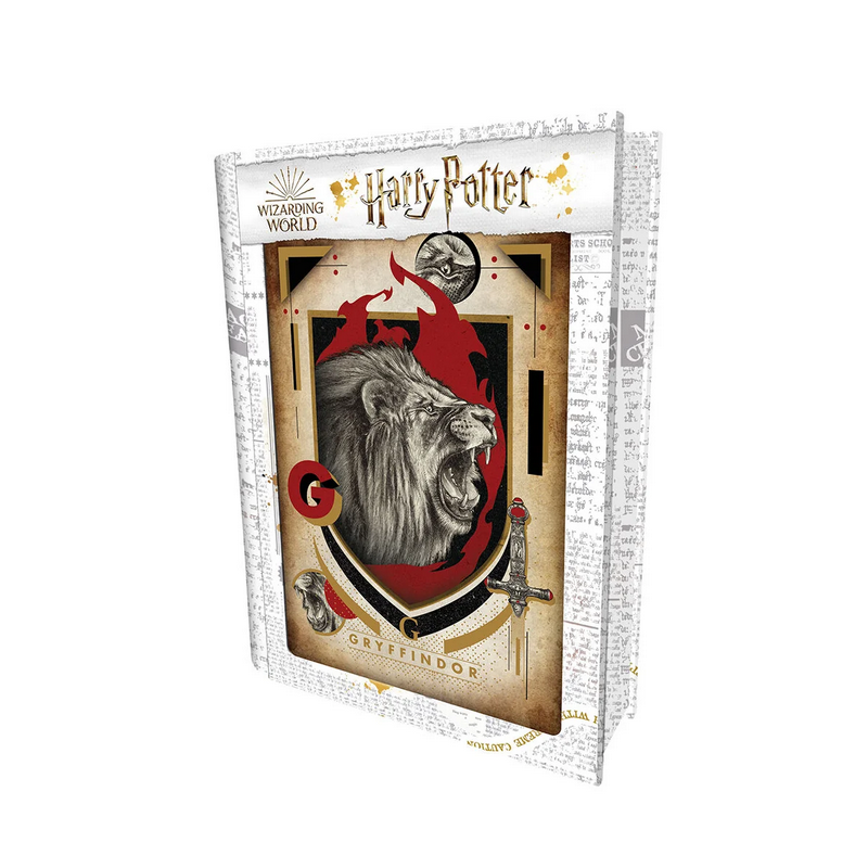 Puzzle livre lenticulaire - Harry Potter Maison Gryffondor - 300 pièces Puzzle livre lenticulaire - Harry Potter Maison Gryffondor - 300 pièces