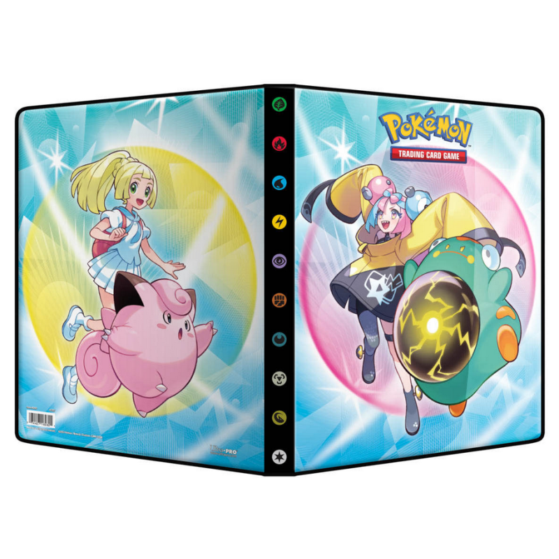Portfolio Pokémon A4 EV09 80 Cartes - Ampibidou de Mashynn / Mélofée de Lilie Portfolio Pokémon A4 EV09 80 Cartes - Ampibidou de Mashynn / Mélofée de Lilie