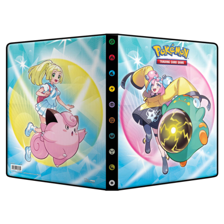 Portfolio Pokémon A4 EV09 80 Cartes - Ampibidou de Mashynn / Mélofée de Lilie