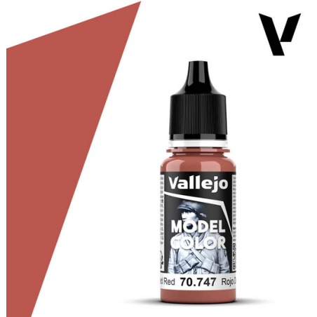 Peinture Vallejo Model Color : Faded Red  - Rojo Desgastado