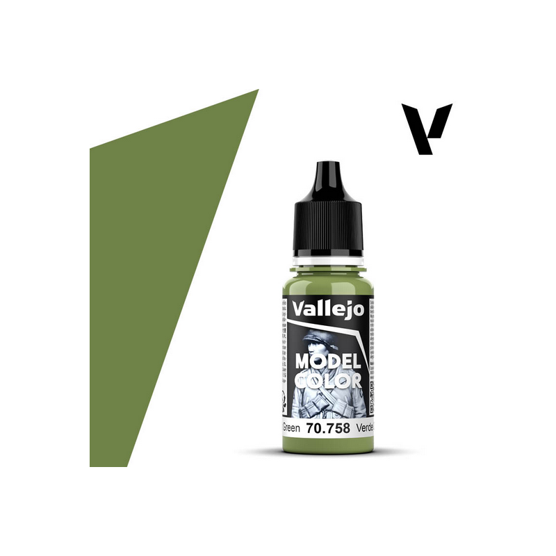 Peinture Vallejo Model Color : Bright Green - Verde Claro Peinture Vallejo Model Color : Bright Green - Verde Claro