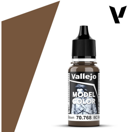 Peinture Vallejo Model Color : BC Dark Brown - BC Marron Oscuro