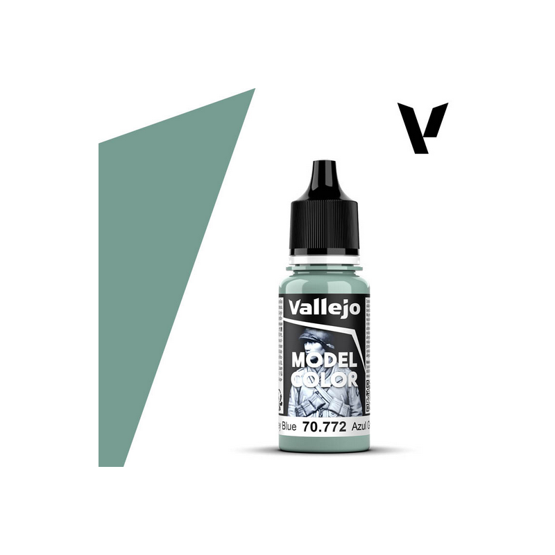 Peinture Vallejo Model Color : Medium Grey Blue - Azul Gris Medio Peinture Vallejo Model Color : Medium Grey Blue - Azul Gris Medio