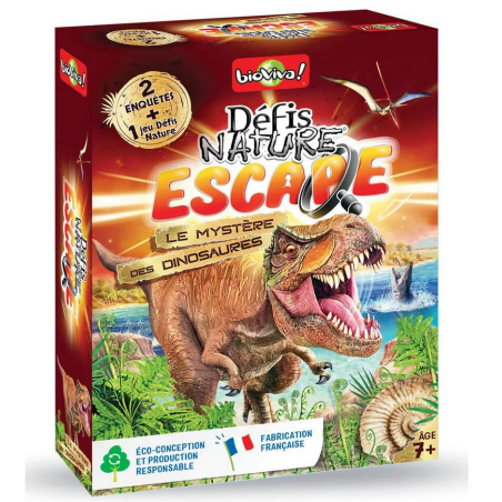 Jeux de société - Défis Nature Escape - Le Mystère des Dinosaures