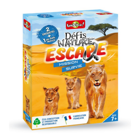 Jeux de société - Défis Nature Escape - Mission Survie