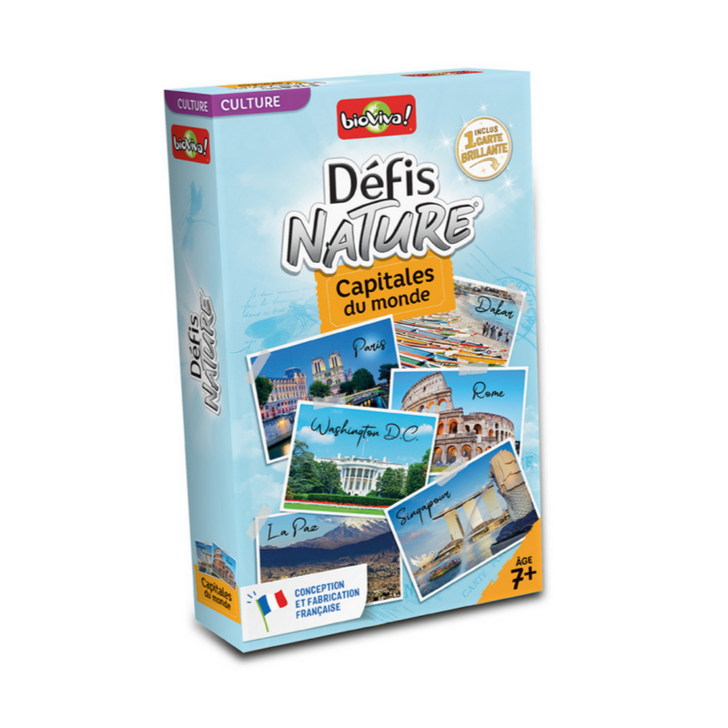Jeux de société - Défis Nature - Capitales du Monde Jeux de société - Défis Nature - Capitales du Monde