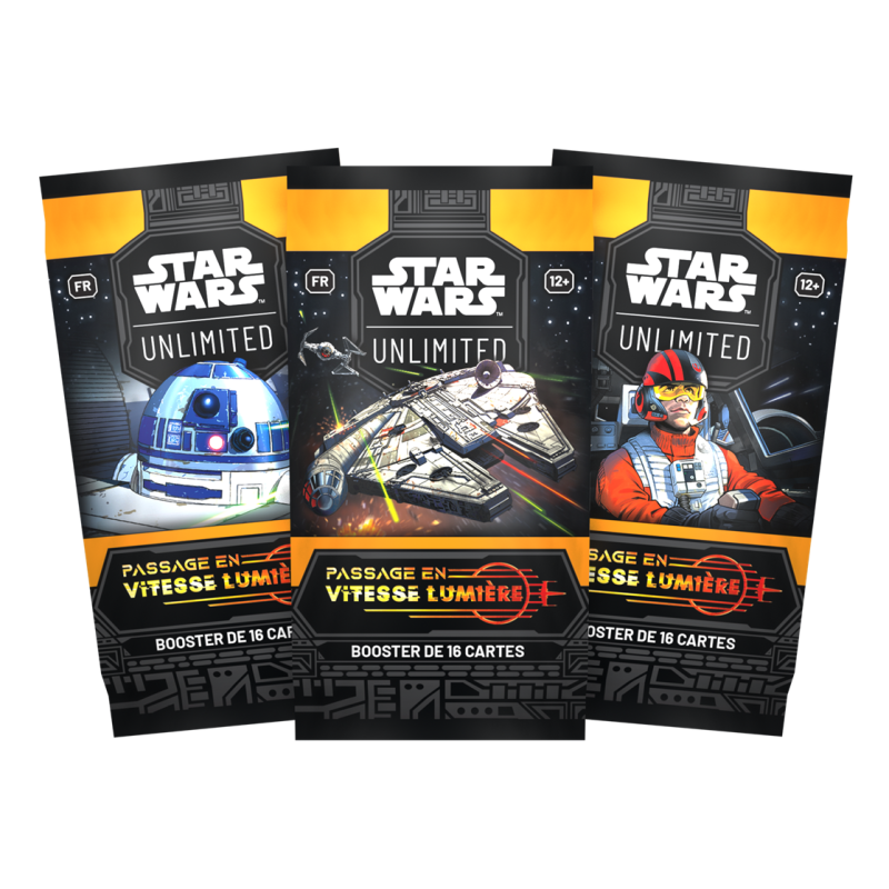 Booster Star Wars : Unlimited : Passage Vitesse Lumière Booster Star Wars : Unlimited : Passage Vitesse Lumière
