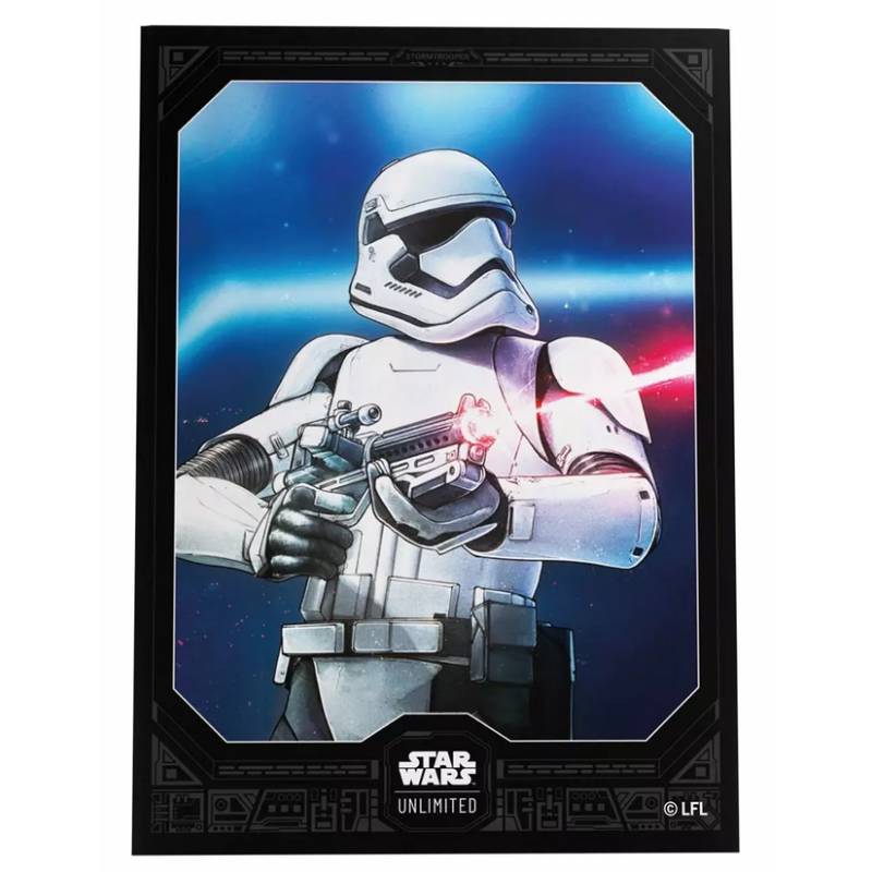 Protège-cartes Gamegenic Illustré Star Wars Unlimited - Passage en Vitesse Lumière : Stormtrooper Protège-cartes Gamegenic Illustré Star Wars Unlimited - Passage en Vitesse Lumière : Stormtrooper