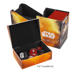 Deck Box Boite de Rangement Gamegenic Illustrée Star Wars Unlimited : Soft Crate : Boba Fett/Fett's Firespray