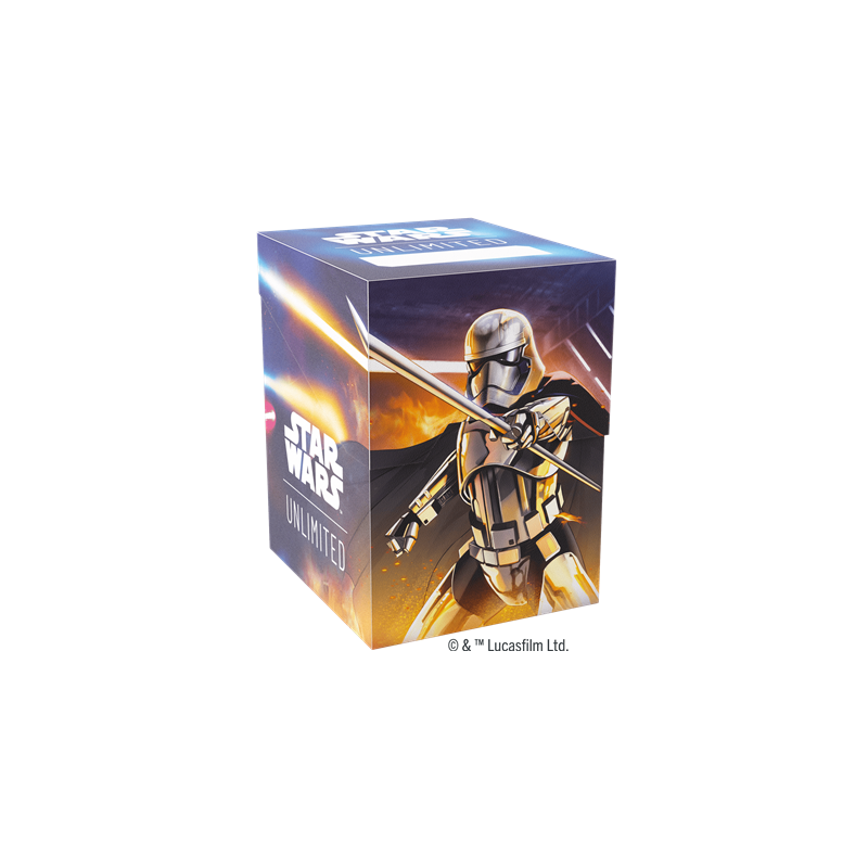 Deck Box Boite de Rangement Gamegenic Illustrée Star Wars Unlimited : Soft Crate : Captain Phasma/Stormtr