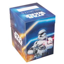 Deck Box Boite de Rangement Gamegenic Illustrée Star Wars Unlimited : Soft Crate : Captain Phasma/Stormtr