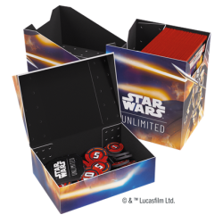 Deck Box Boite de Rangement Gamegenic Illustrée Star Wars Unlimited : Soft Crate : Captain Phasma/Stormtr