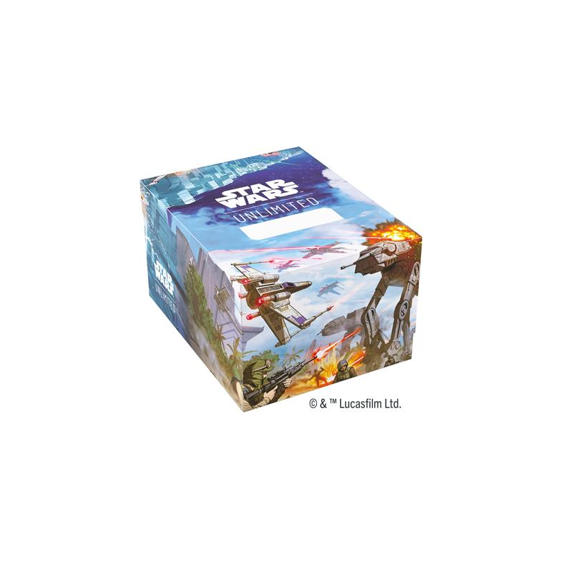Deck Box Boite de Rangement Gamegenic Illustrée Star Wars Unlimited : TS Soft Crate : Scarif Deck Box Boite de Rangement Gamegenic Illustrée Star Wars Unlimited : TS Soft Crate : Scarif