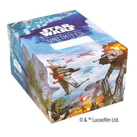 Deck Box Boite de Rangement Gamegenic Illustrée Star Wars Unlimited : TS Soft Crate : Scarif