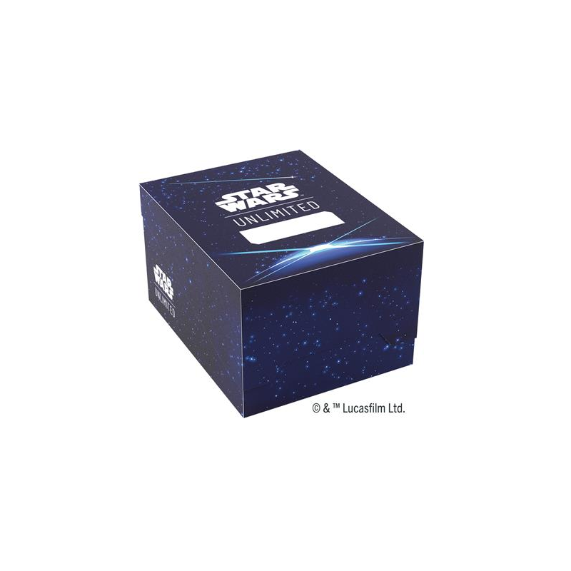 Deck Box Boite de Rangement Gamegenic Illustrée Star Wars Unlimited : TS Soft Crate : Logo Deck Box Boite de Rangement Gamegenic Illustrée Star Wars Unlimited : TS Soft Crate : Logo