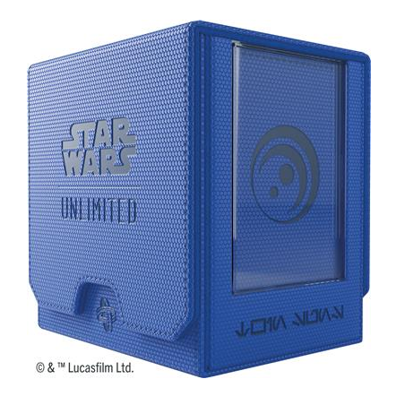 Deck Box Boite de Rangement Gamegenic Star Wars Unlimited : Twin Suns Deck Pod - Bleu