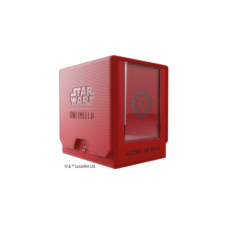 Deck Box Boite de Rangement Gamegenic Star Wars Unlimited : Twin Suns Deck Pod - Rouge Deck Box Boite de Rangement Gamegenic Star Wars Unlimited : Twin Suns Deck Pod - Rouge
