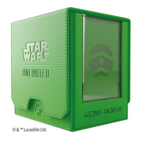 Deck Box Boite de Rangement Gamegenic Star Wars Unlimited : Twin Suns Deck Pod - Vert