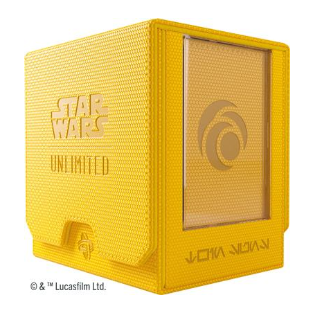 Deck Box Boite de Rangement Gamegenic Star Wars Unlimited : Twin Suns Deck Pod - Jaune