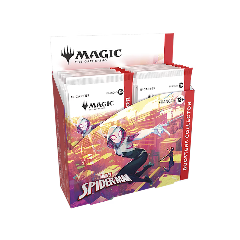 PROCHAINEMENT : MTG - Booster Collector FR Magic : Marvel's Spider-Man - Boîte Complète PROCHAINEMENT : MTG - Booster Collector FR Magic : Marvel's Spider-Man - Boîte Complète